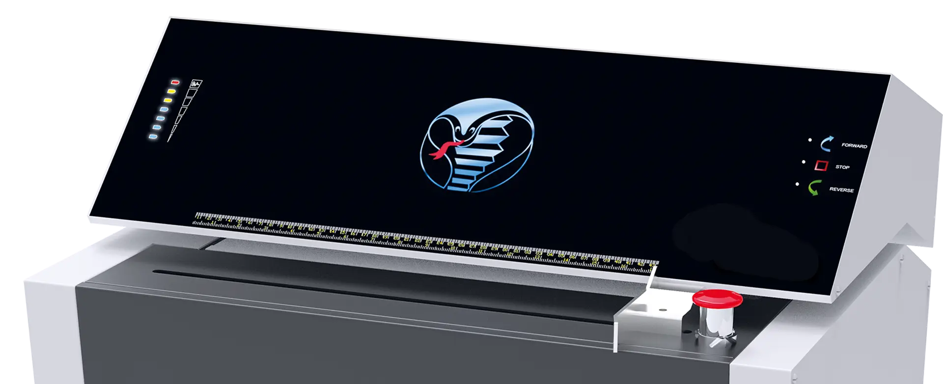 Bedienpanel Kartonschredder