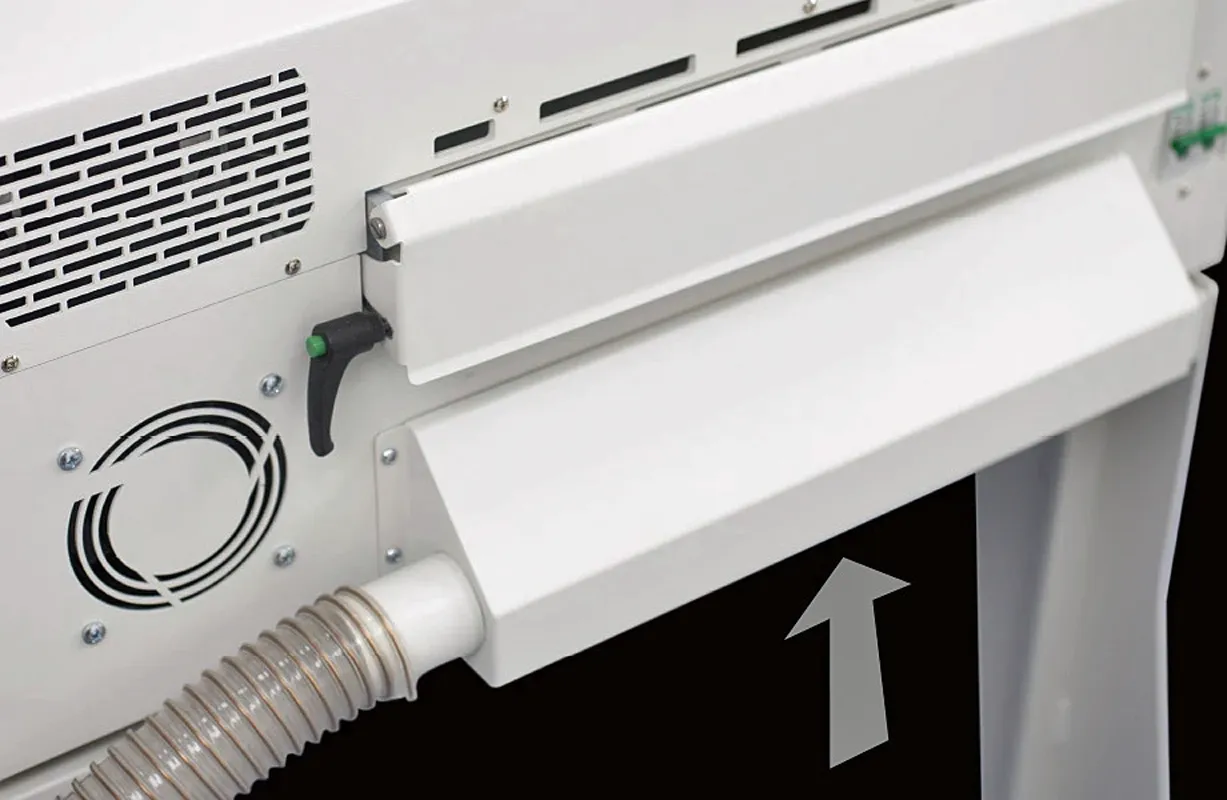Kartonschredder Adapter Staubabsaugung